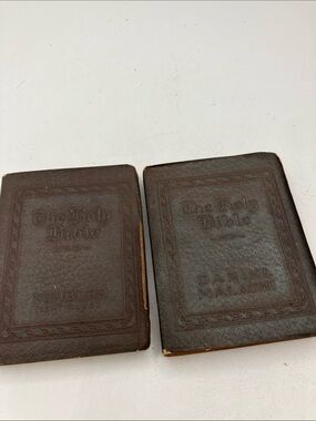 The Holy Bible Pocket Edition - Brown Leatherette Cover